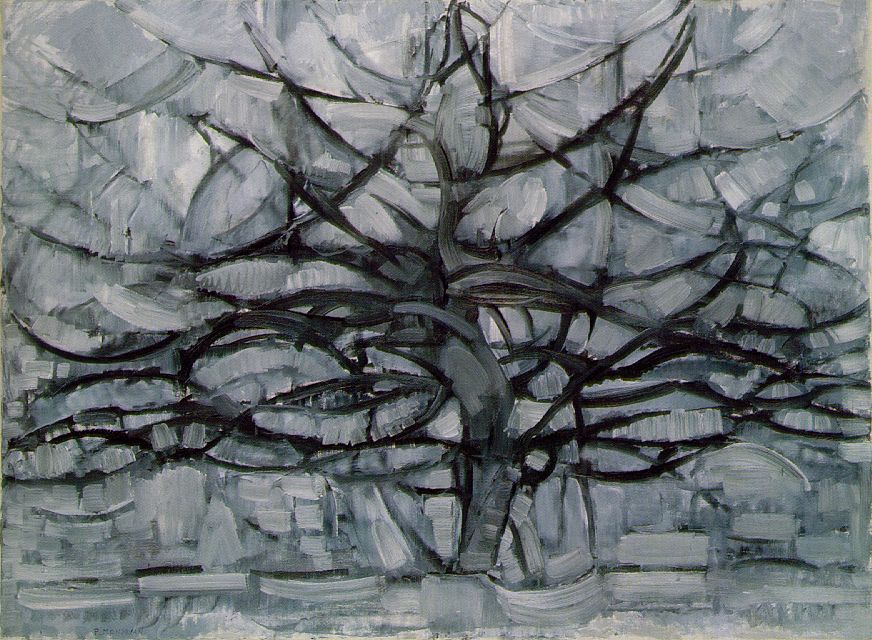 Mondrian's Gray Tree (1911)